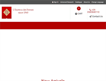 Tablet Screenshot of lenotecadeiferrari.com